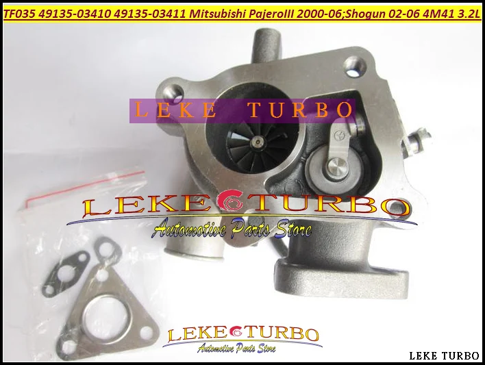 Турбо TF035 49135-03411 49135-03410 МЭ 203949 Турбокомпрессор для Mitsubishi Pajero III 2000-06 Shogun 02-06 3.2L DI-D 4M41