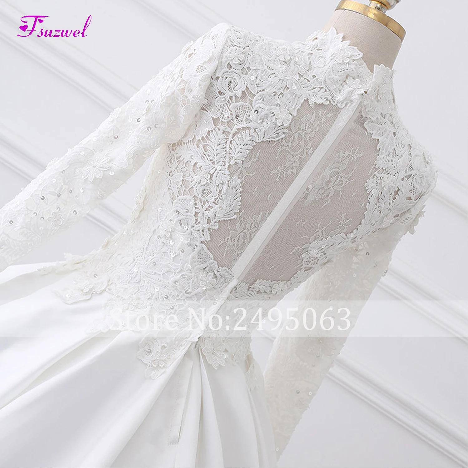 Fmogl Vestido de Noiva винтажное свадебное платье трапециевидной формы с кружевной