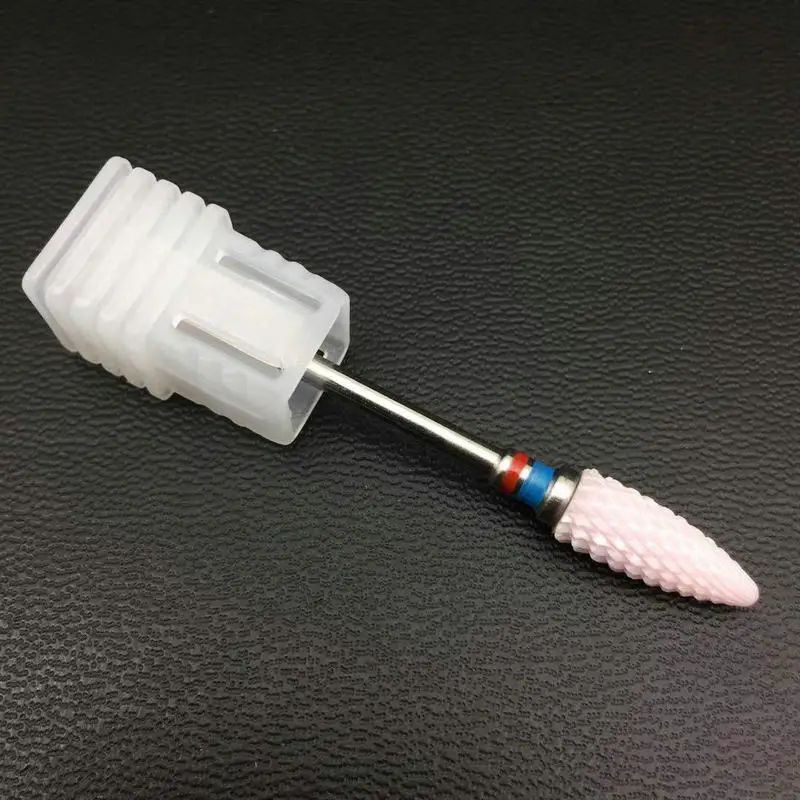 10pcs/set Wholesale Nail Ceramic Mill Manicure Machine Set Cutter For Pedicure Electric Nail Files Nail Drill Bit Nail Tools - Цвет: Ceramic 3-M(10pcs)