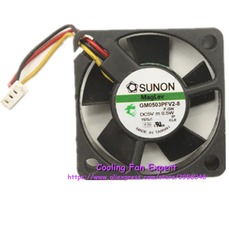 Sunon GM0503PFV2 8 5 в постоянного тока 0 Вт 8000 об/мин 3 провода Вентилятор охлаждения