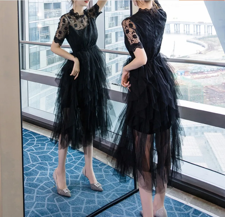 Летнее Новое Элегантное женское мини-платье небесно-голубое бежевое розовое