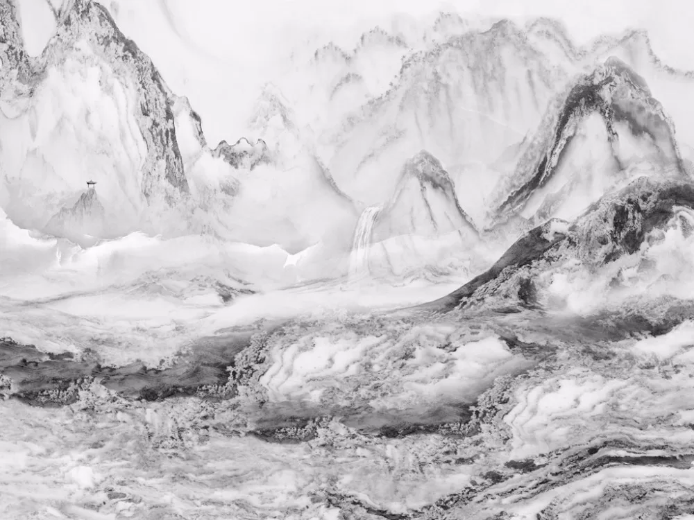 Шторы блэкаут 3D мраморные занавески на окна для серфинга гостиной спальни кухни