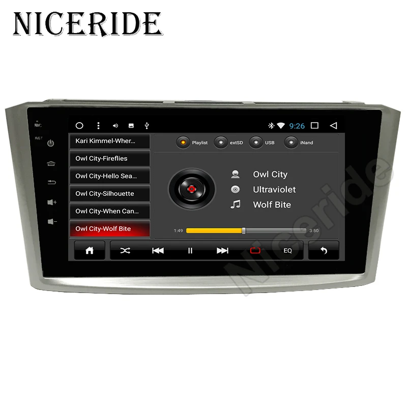 Автомагнитола на Android 10 0 автомобильный DVD плеер для Toyota Avensis T25 2002 2008 GPS навигатор