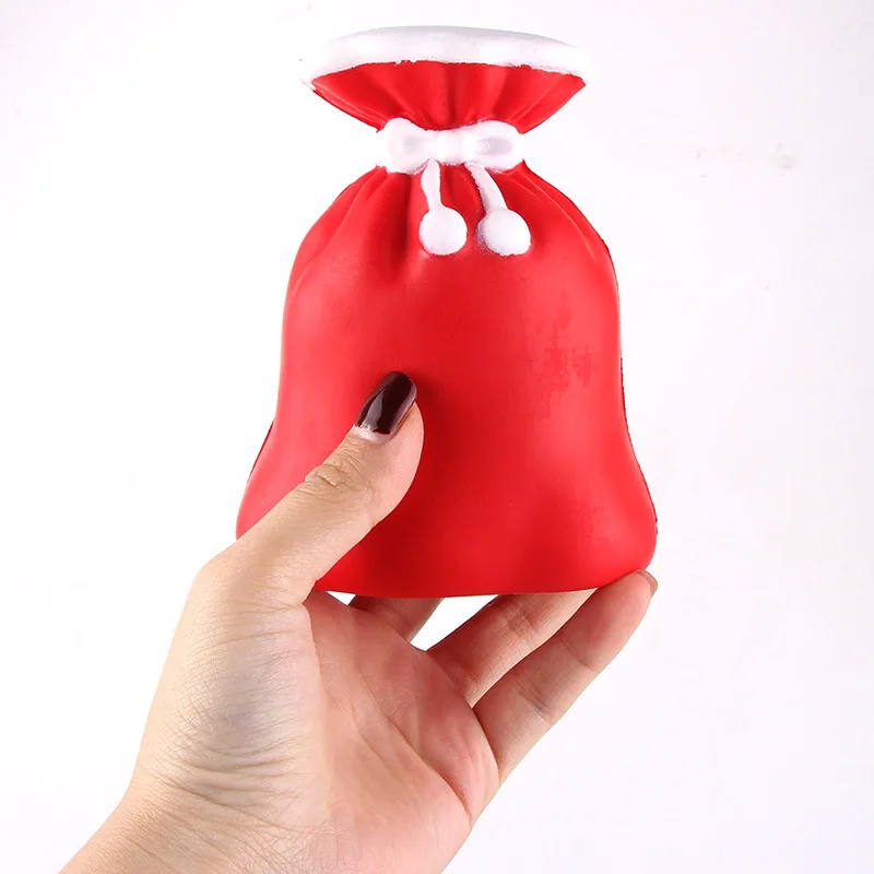 Милая Подвеска для телефона 11 см Рождественский Санта Клаус подарок мешок Squishy