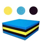 Биохимический хлопковый фильтр, пена губка, аквариум, черныйжелтыйсиний, для аквариума, пруда, отличная водопроницаемость, легкий