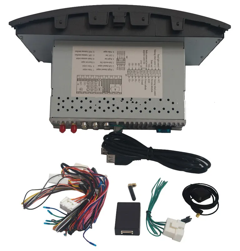 Автомобильный мультимедийный стерео плеер на Android 10 1 дюйма GPS навигация DVD радио