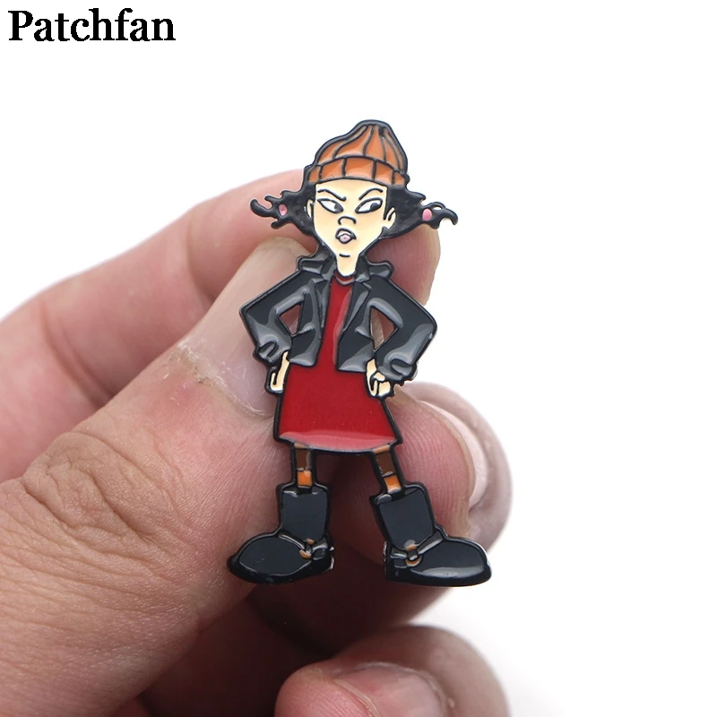 Patchfan рекес цинк мультфильм булавки для мужчин женщин para рубашка Шарм пальто одежда рюкзак аксессуары медаль значки Броши A2032