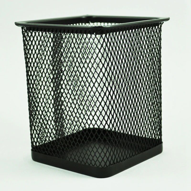 Держатель для ручек и линейки New SODIAL(R) прямоугольный сетчатый Настольный