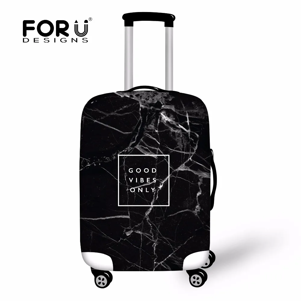Защитный чехол FORUDESIGNS с принтами для багажа эластичный чемодана аксессуары