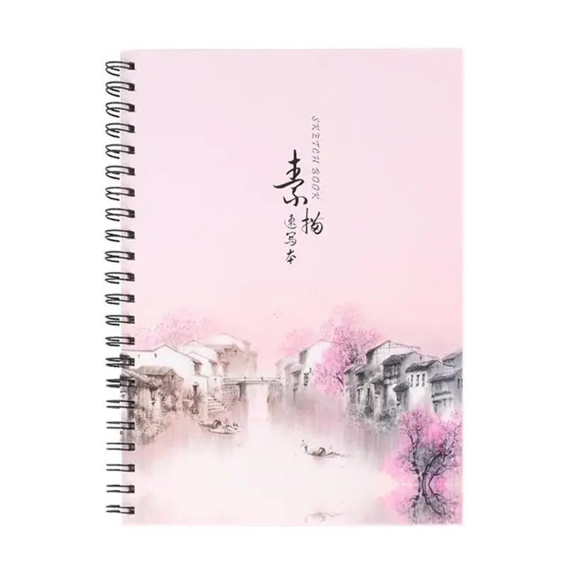 A4 Pink 32 листа альбом для рисования А4 бумага для рисования граффити эскиз записная книжка - Габаритные размеры: A4 Pink