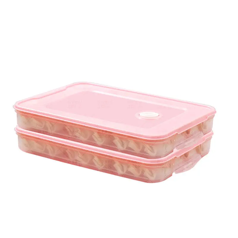 2 layers 2 lids Пластиковый контейнер для фруктов и овощей холодильник для хранения микроволновой печи контейнер с крышкой кухонные коробки для хранения - Цвет: 2 layers 2 lids