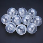 10Pcs пустая капсула прозрачный Пластик торговый автомат капсулы, маленького размера, круглой формы с диаметром 32 мм Диаметр для детей вечерние игрушки