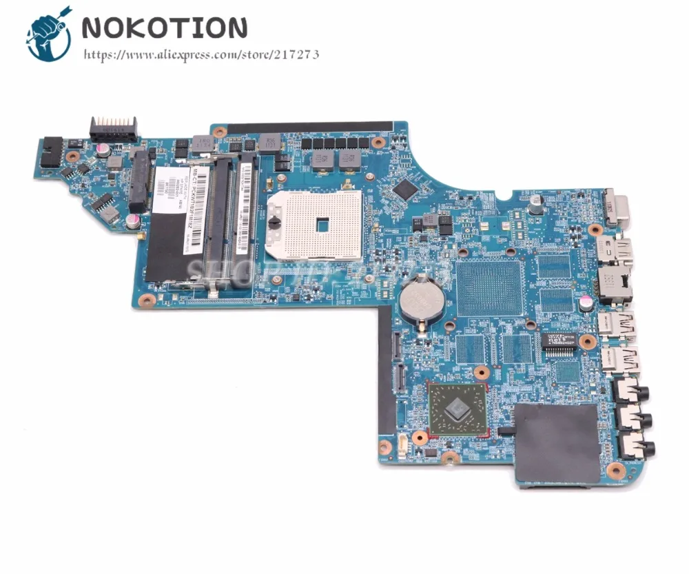 Материнская плата NOKOTION для ноутбука HP Pavilion DV6 6000 Socket FS1 материнская DDR3 665282 001 669129
