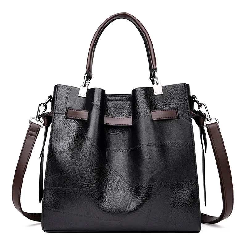 Yagelais 2019 Vintage Bucket Leather pu Luxury Handbags Women Messenger Ladies Bag Women's Shoulder Large Capac | Багаж и сумки