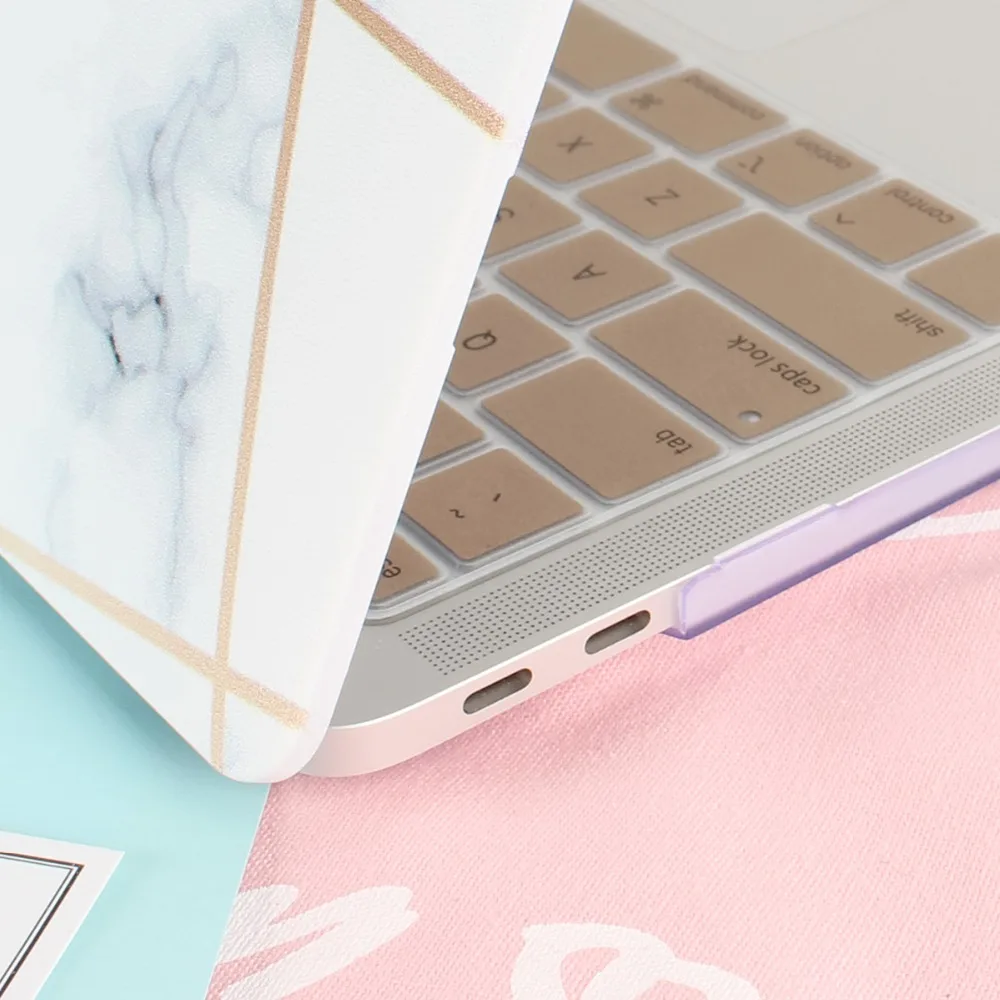Мраморный чехол для Macbook Air Pro retina 11 12 13,3 Mac Book 13 15 Touch Bar/Touch ID A1932 A2159+ чехол для клавиатуры