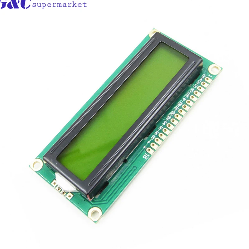 1602 Модуль ЖКД синий/желто зеленый экран с IIC/I2C 16x2 ЖК модуль подсветки LCD + I2C IIC 5V Для