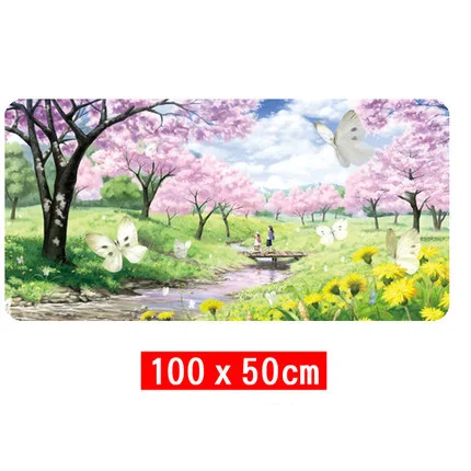 FFFAS 100x50 см супер большой стол для чтения коврик для мыши Подушечка Для клавиатуры мир Tapis De Souris 1 М XXL Размер замок край мыши Большой - Цвет: Model K