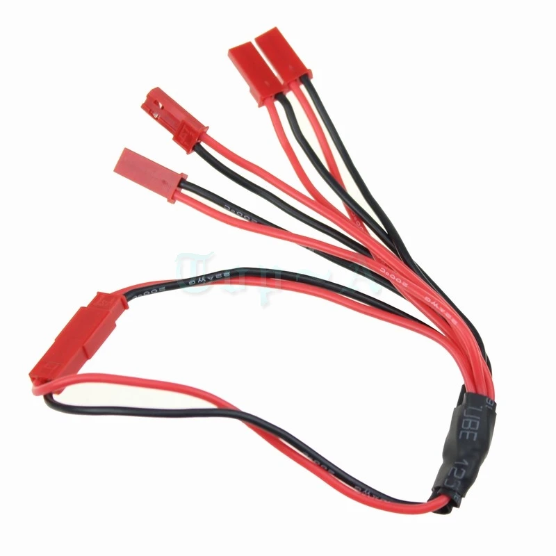 Gdstime 5 шт. 1 Женский до Мужской зарядный кабель JST штекер для WLtoys V959 V212 V222 3 7 V Li Po