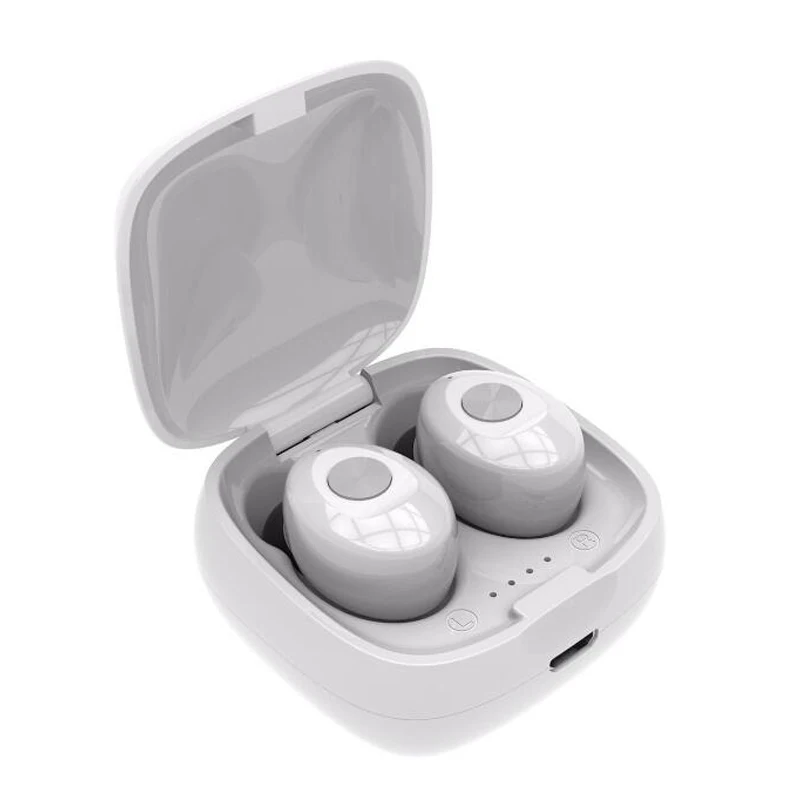 Bluetooth наушники беспроводные V5.0 TWS мини спортивные наушники 3D стерео музыка Бас Звук Игровые наушники Драйвер гарнитура Hands free - Цвет: One pair-White