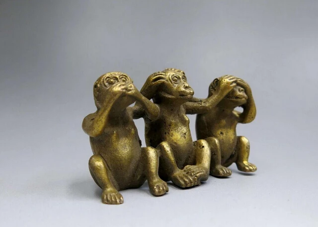 Бесплатная доставка изысканное народное искусство ручная резьба латунная