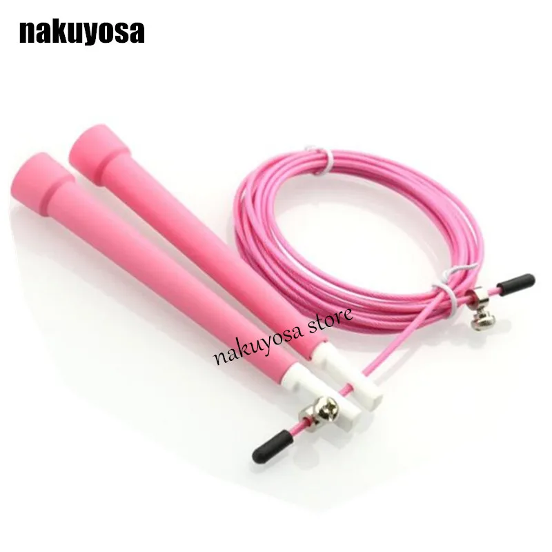 Трос для скакалывания 3 м стальные регулируемые быстроскоростные скакалки с АБС