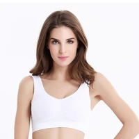 high quality seamless young women bra run motion bra vest insert sleep girls underwear padded cup push up bra s m l xl 2xl 3xl