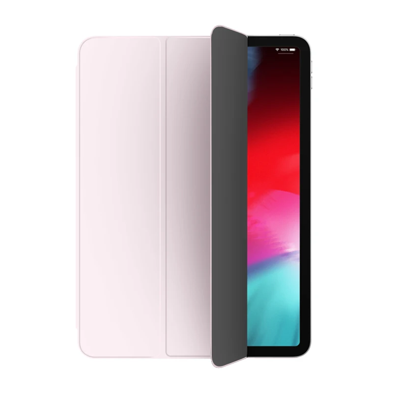 Умный чехол-книжка для iPad Pro 11, тонкий официальный 1:1, Магнитный чехол с задней крышкой, чехол для нового iPad Pro 11, черный чехол