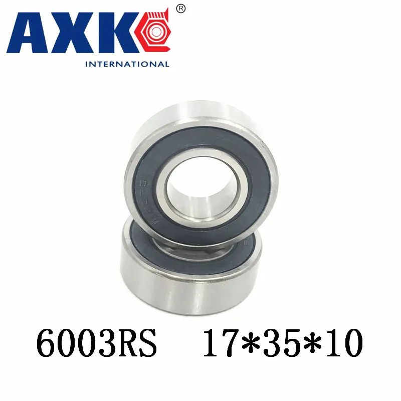 Подшипник Axk 6003rs шарикоподшипники с глубоким желобом 6 шт. 17*35*10 мм 6003 2rs 6003rz 180103 Rz Rs