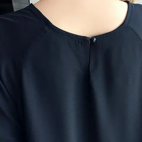 2018 Новинка 5XL 4XL 3XL летнее женское модное свободное милое платье с круглым вырезом