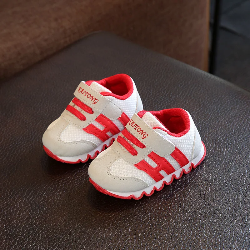 Кроссовки детские дышащие сетчатые Нескользящие мягкая подошва Спортивная