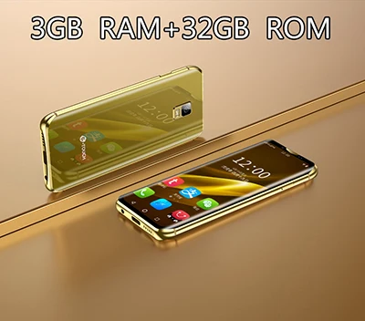 Gold 3G RAM 32G ROM Anica K-TOUCH I9 3g+ 32G самый маленький мини двойной 4G Ультра тонкий 3,5 экран лицо ID две sim-карты двойной режим ожидания Android 8,1 - Цвет: Gold 3G RAM 32G ROM