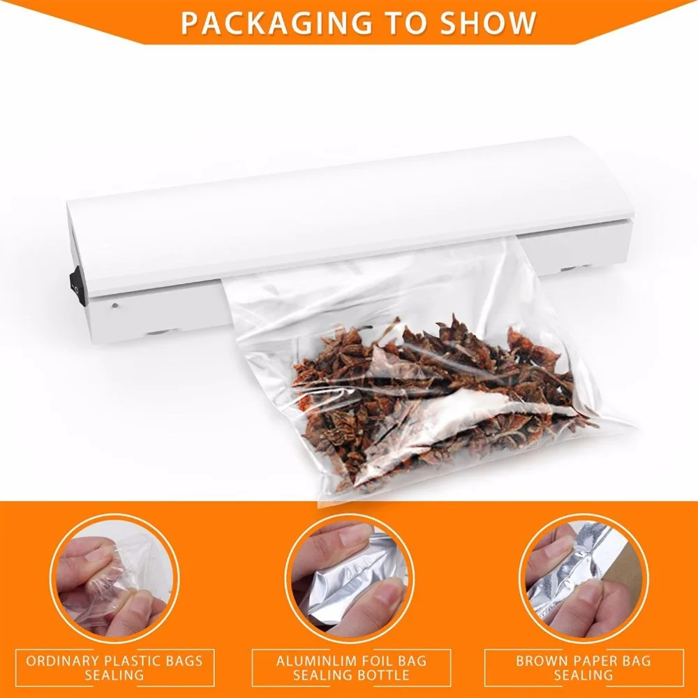 ZORASUN Термоупаковщик, упаковочная машина для семьи, упаковочная машина для пищевых продуктов, упаковочная сумка для пластиковых пакетов, майларовый мешок, герметичное уплотнение контейнеров