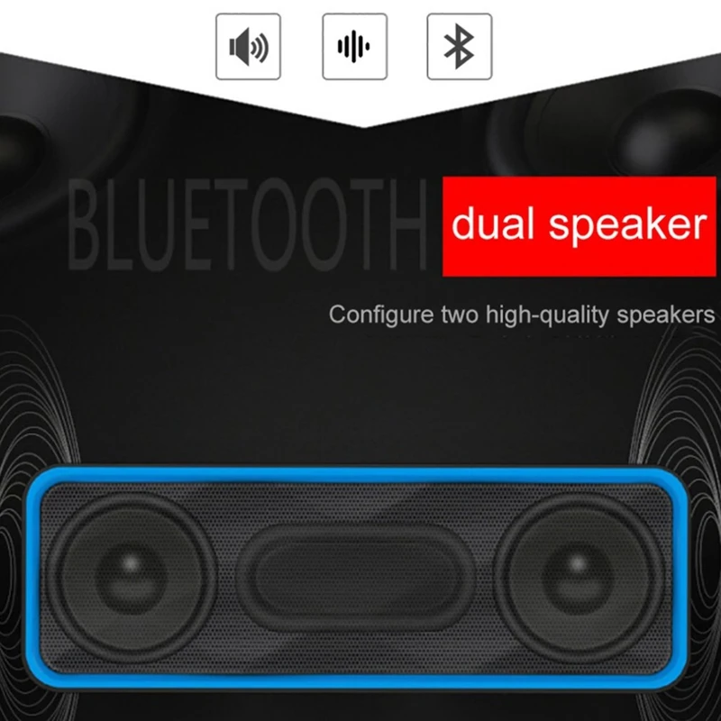 Мини Bluetooth Колонка Портативная колонка Бас Сабвуфер Поддержка Fm радио Aux Usb Tf карта Hifi портативный динамик для компьютера Ipho