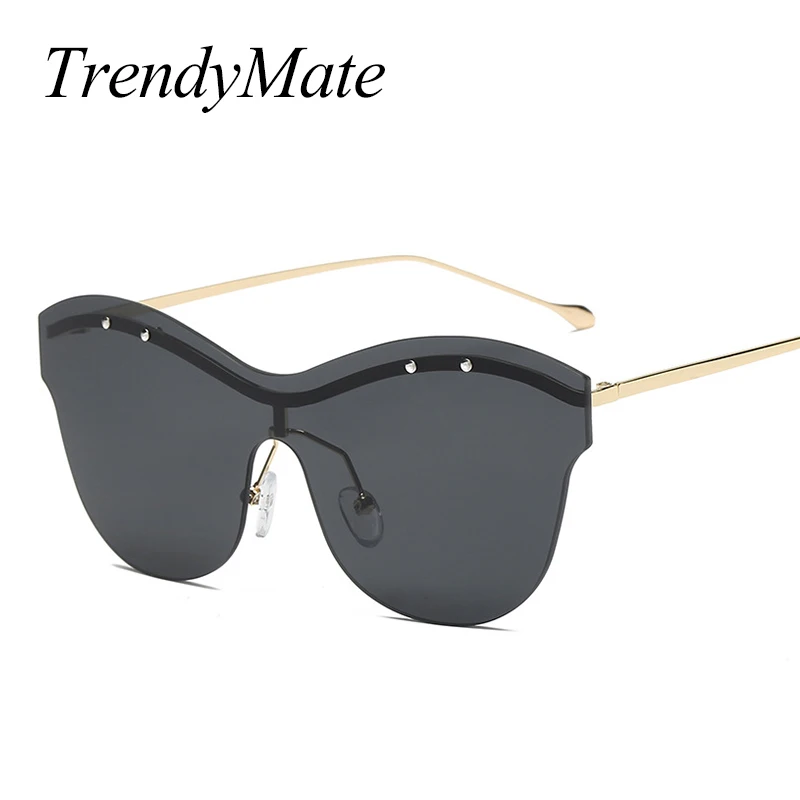 Солнцезащитные очки TrendyMate женские металлические кошачий глаз для вождения