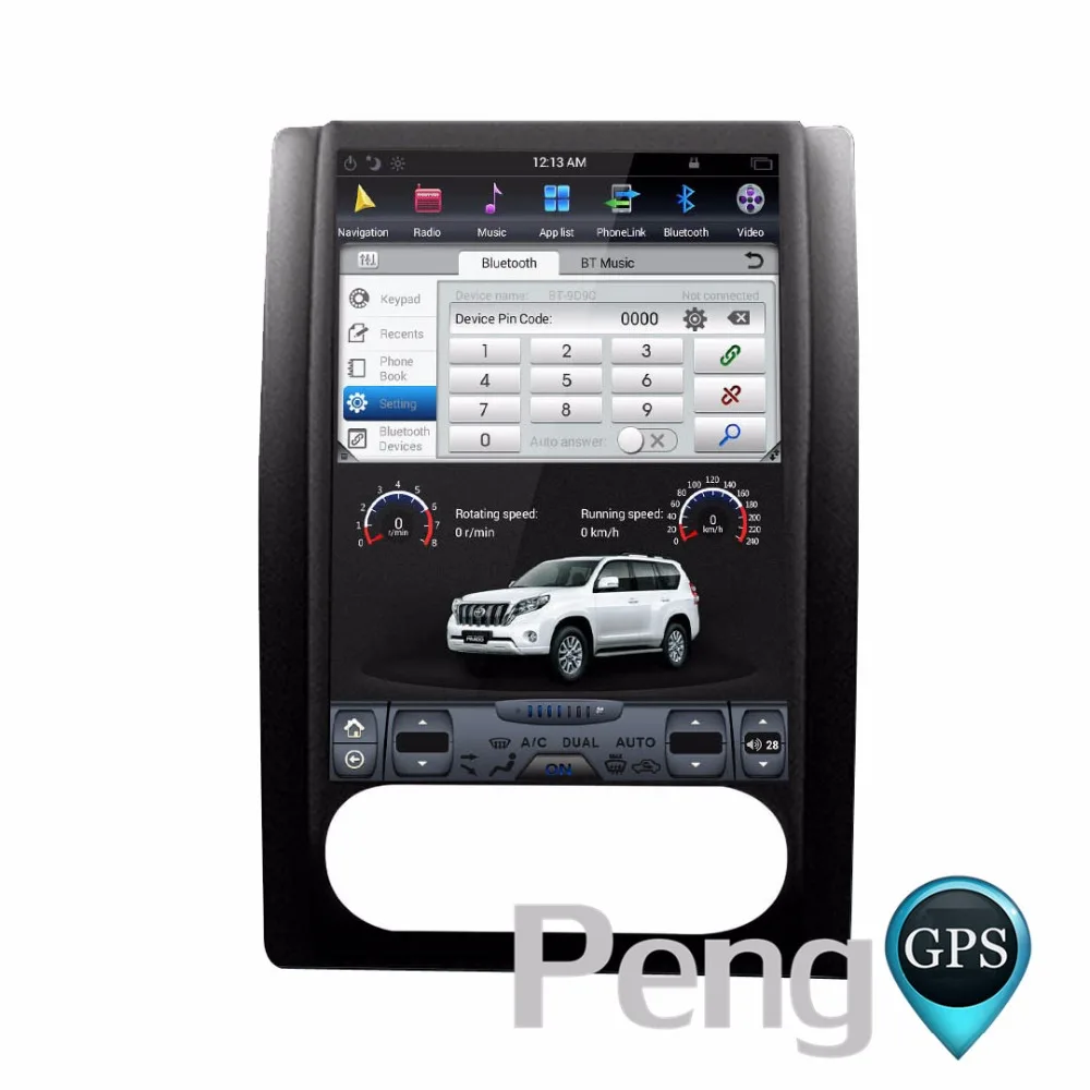 2 Din автомагнитола Tesla Style 10 4 дюймов Android 6 0 Автомобильная фотомагнитола для NISSAN gps