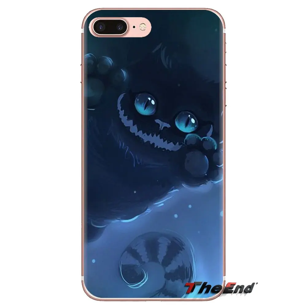 For Xiaomi Redmi 4A S2 Note 3 3S 4 4X 5 Plus 6 7 6A Pro Pocophone F1 Alice in Wonderland Space Cheshire Cat Soft TPU Phone Cover |