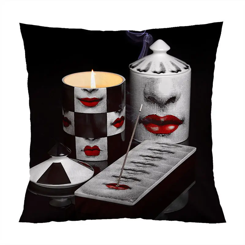 FORNASETTI Малахитовый чехол для подушки, декоративный чехол для подушки, чехол для подушки, лучший подарок - Цвет: 5