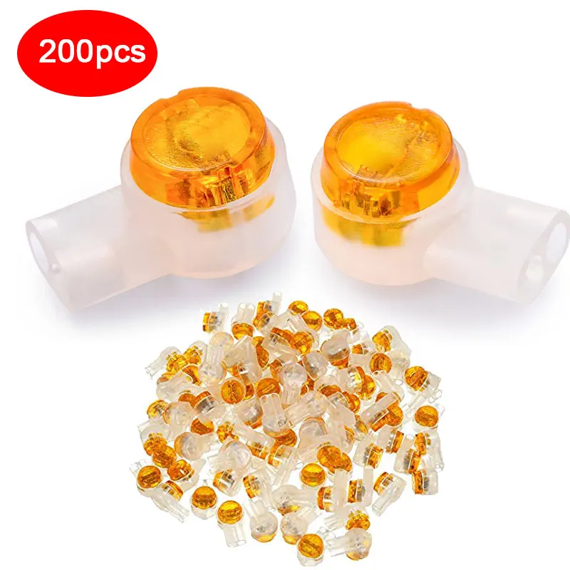 200 шт. обжимные клеммы для Соединения Rj45 | Компьютеры и офис