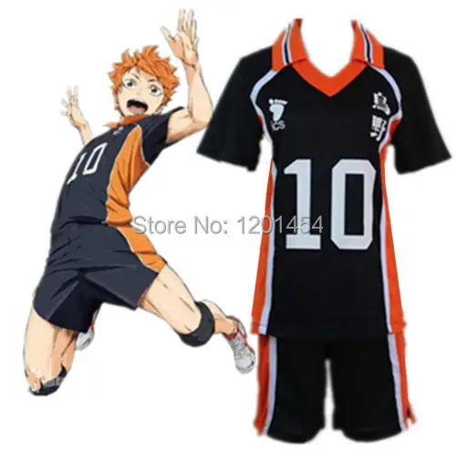 Haikyuu! Костюм для косплея Karasuno старшей школы волейбольный клуб Hinata Shyouyou спортивная