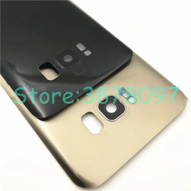 Заднее стекло для Samsung Galaxy S8 G950 G950F &amp Plus G955 G955F крышка батареи Корпус задней двери