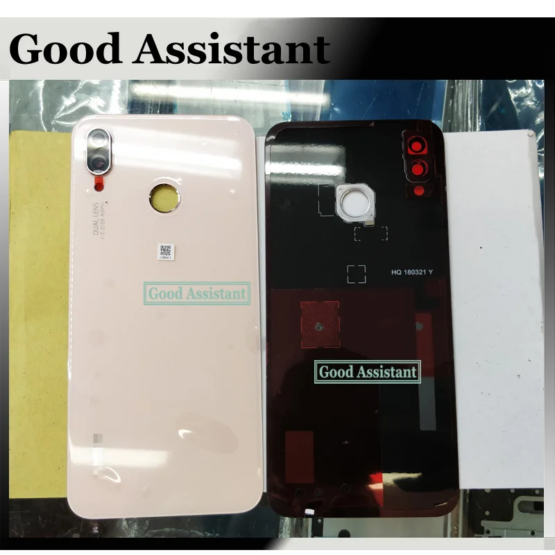 Оригинальная стеклянная задняя крышка аккумулятора 5 8 дюйма для Huawei P20 lite / Nova 3e
