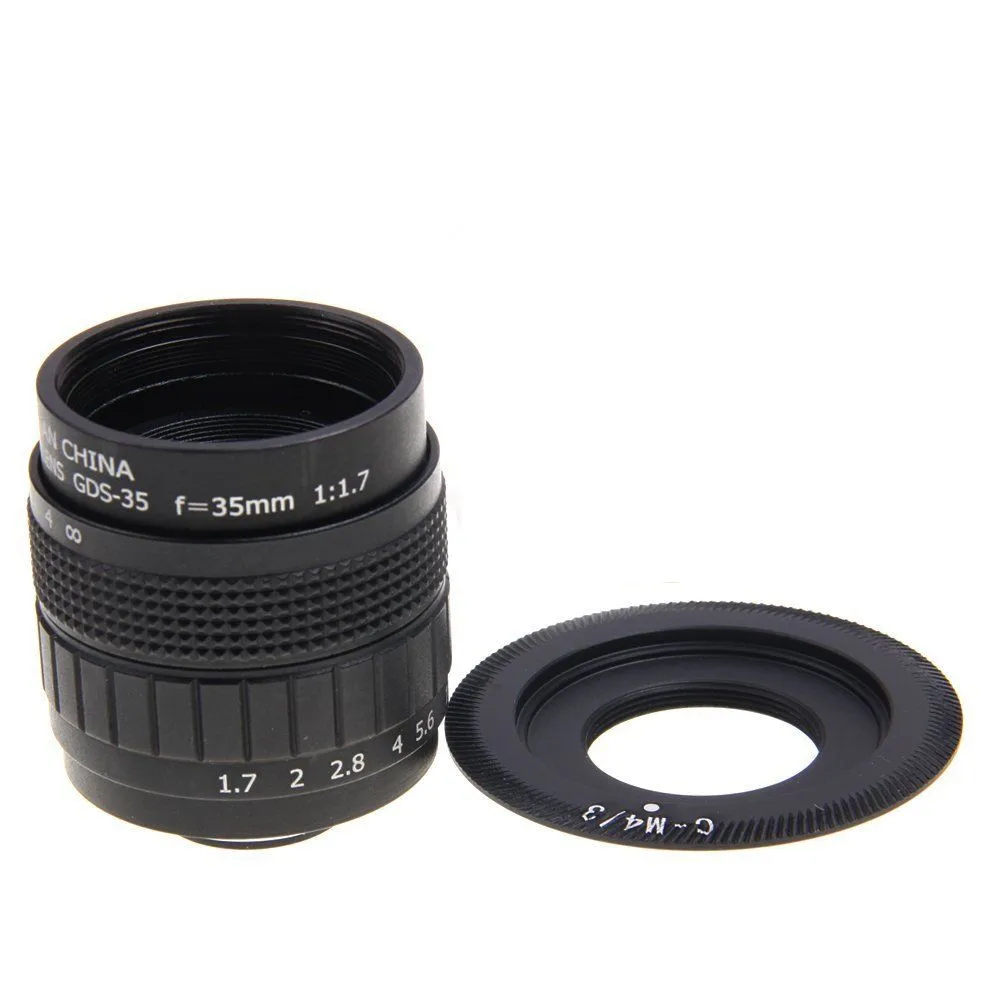 Объектив FUJIAN 35 мм F1.7 C Mount CCTV для Micro 4/3 m4/3 Olympus EPL5 EPM3 EPL7 OM-D EP1 EP2 EP3 EP6 EPL6 EPL3 E-M5 |