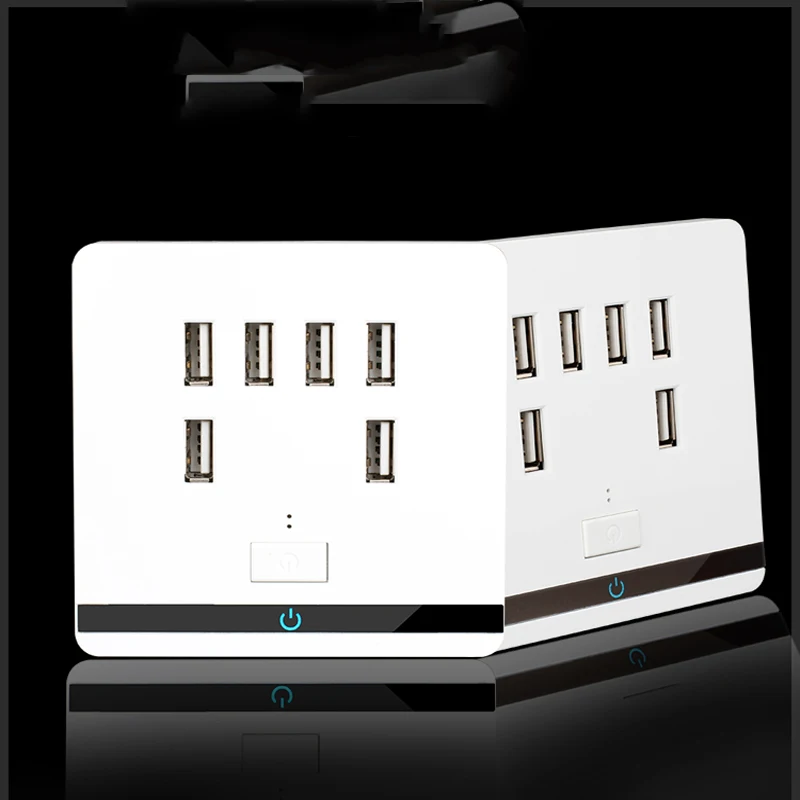 Умный дом Wallpad USB настенная розетка AC 12 36V US UK EU AU 3400mA 6 портов 5 0 V зарядное