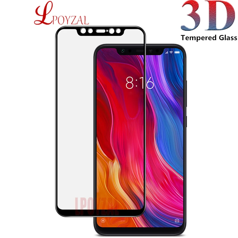 3D полное покрытие закаленное стекло для Xiaomi Mi 8 Lite SE 6 9H Защита экрана Mix 2 3 A1 A2 5S Plus