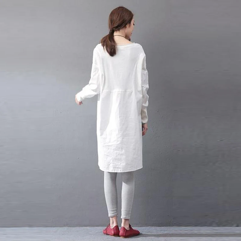 Новый осень зима для женщин Большие размеры Блузки рубашка с длинными рукавами