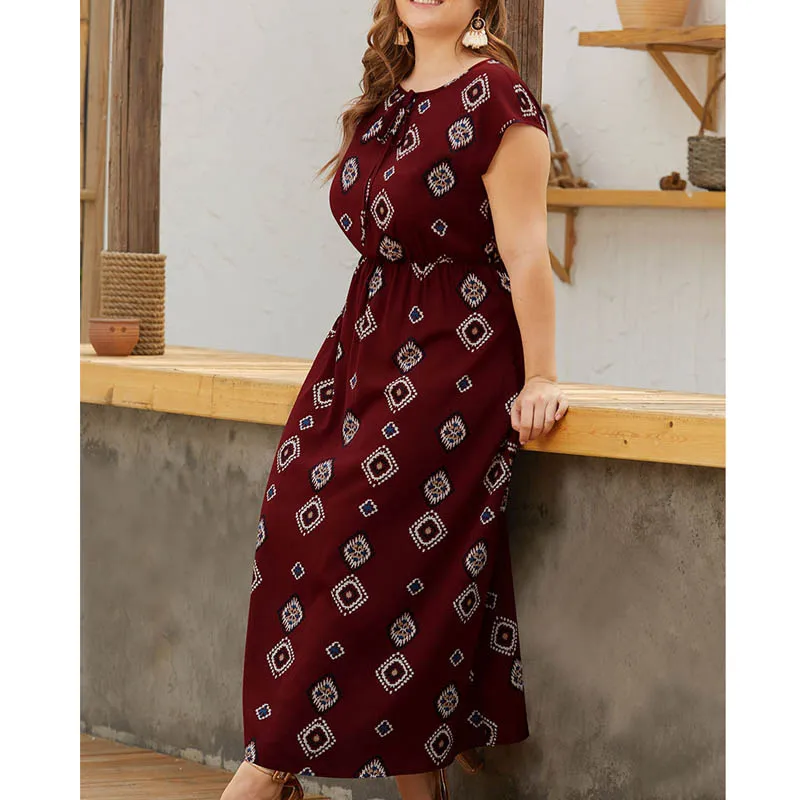 Летнее платье для женщин, большие размеры, обхват груди 130 см, 5XL 6XL, 7XL, 8XL, платье для женщин, синий, красный цвета