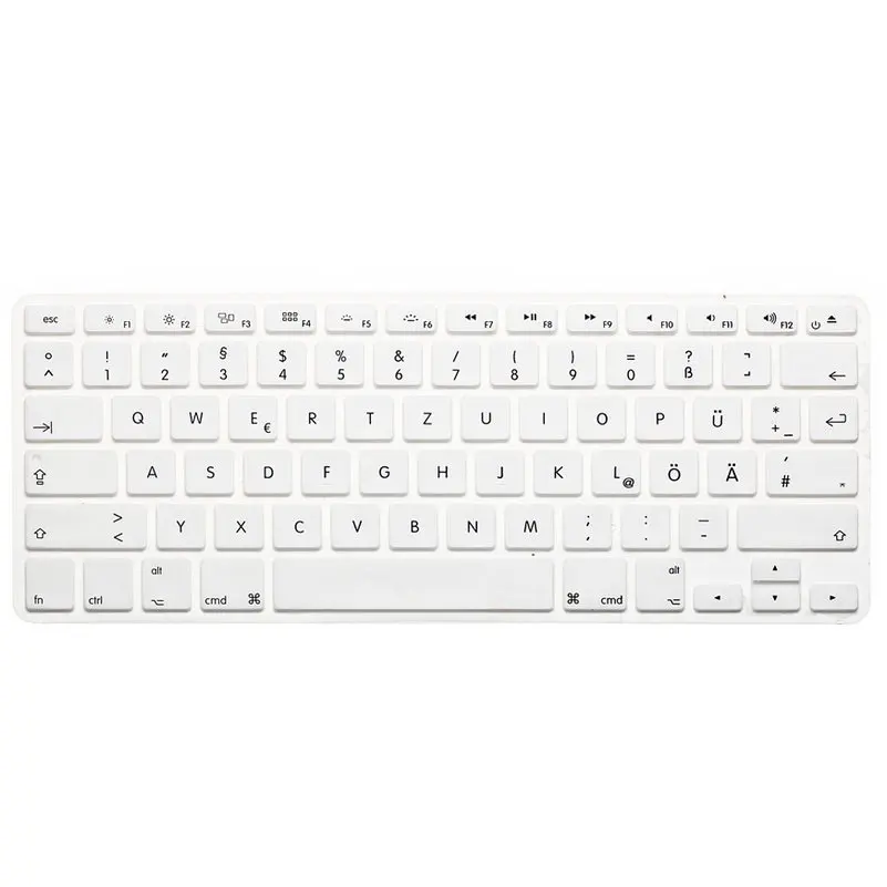 US Layout German Keyboard Cover Protector (100pcs) for Macbook Air Pro Retina 13&quot 15&quot 17&quot Laptop Skin Covers Mac book QWERTZ |