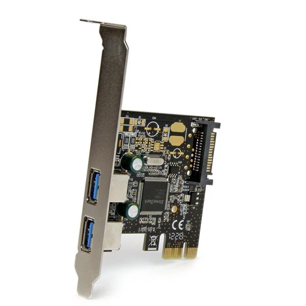 StarTech.com 2 порта PCI Express PCIe SuperSpeed USB 3 0 карта контроллера с питанием SATA 5 Гбит/с Windows 10