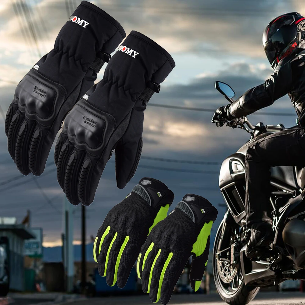2 пар/лот Suomy зимние теплые мотоциклетные перчатки 100% водонепроницаемые Guantes Moto