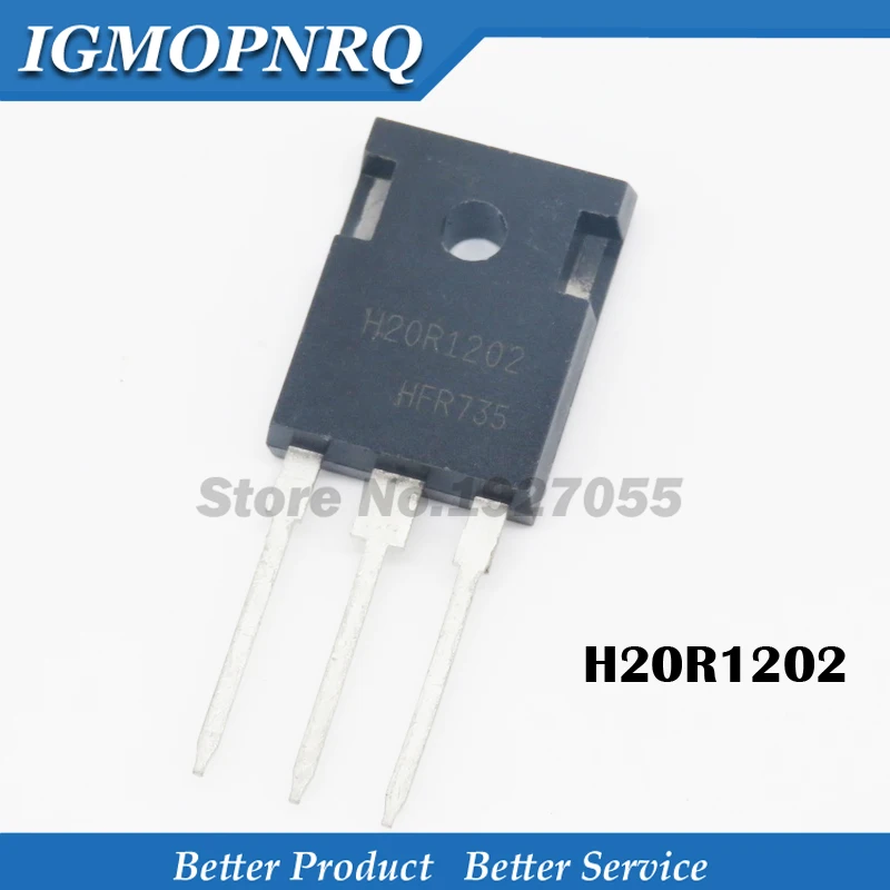 ТРАНЗИСТОР IGBT H20R1202 20R1202 TO-247 20A 1200V 5 шт. | Электронные компоненты и принадлежности